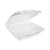 Pactiv Evergreen Foam Hinged Lid Containers, Dual Tab Lock Economy, 9.13 x 9 x 3.25, 1-Compartment, White, 150/Carton (PCTYTD19901ECON)