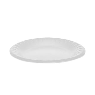 Pactiv Evergreen Unlaminated Foam Dinnerware, Plate, 6" Diameter, White, 1,000/Carton (YTH100060000)