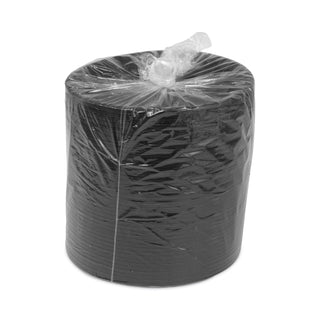 Pactiv Evergreen Laminated Foam Dinnerware, Plate, 9" Diameter, Black, 500/Carton (PCTYTKB00090000)