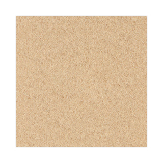 Boardwalk® Burnishing Floor Pads, 20" Diameter, Tan, 5/Carton (PMP4020ULT)