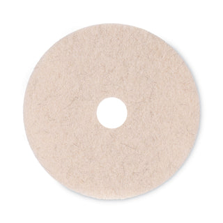 Boardwalk® Natural Hog Hair Burnishing Floor Pads, 20" Diameter, 5/Carton (PAD4020NHE)