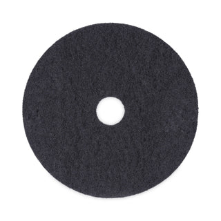Boardwalk® Stripping Floor Pads, 20" Diameter, Black, 5/Carton (PMP4020BLA)
