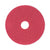 Boardwalk® Buffing Floor Pads, 17" Diameter, Red, 5/Carton (PAD4017RED)