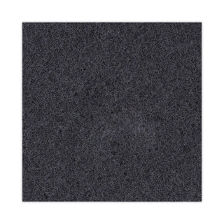Boardwalk® Stripping Floor Pads, 17" Diameter, Black, 5/Carton (PAD4017BLA)