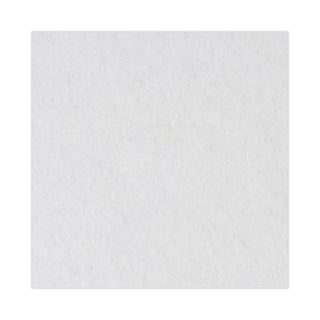Boardwalk® Polishing Floor Pads, 16" Diameter, White, 5/Carton (BWK4016WHI)