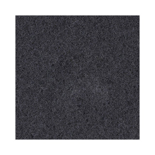Boardwalk® Stripping Floor Pads, 16" Diameter, Black, 5/Carton (BWK4016BLA)