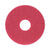 Boardwalk® Buffing Floor Pads, 12" Diameter, Red, 5/Carton (PAD4012RED)