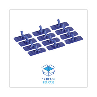 Boardwalk® Swivel Pad Holder, Plastic, Blue, 4 x 9, 12/Carton (BWK00405)