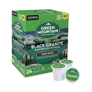 Green Mountain Coffee® Black Granite Espresso Style K-Cups, 24/Box (GMT9530)