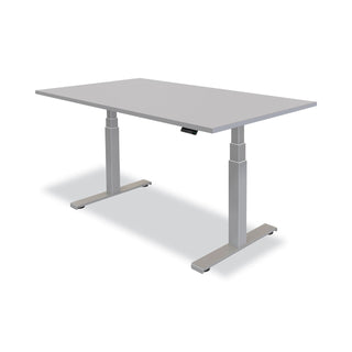 Fellowes® Levado Laminate Table Top, 48" x 24", Gray (FEL9649401)