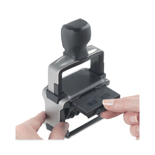 Trodat® Trodat Professional 5-in-1 Date Stamp, Self-Inking, 1.13 x 2, Blue/Red (USST5444)