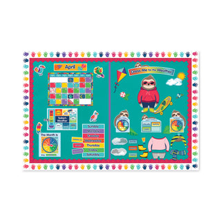 Carson-Dellosa Education Curriculum Bulletin Board Set, Dress Me for the Weather, 54 Pieces (CDP110487)