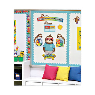 Carson-Dellosa Education Curriculum Bulletin Board Set, Dress Me for the Weather, 54 Pieces (CDP110487)