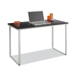 Safco® Steel Workstation, 47.25w x 24d x 28.75h, Black/Silver (SAF1943BLSL)