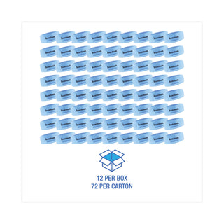 Boardwalk® Bowl Clip, Cotton Blossom Scent, Blue, 12/Box, 6 Boxes/Carton (BWKCLIPCBLCT)
