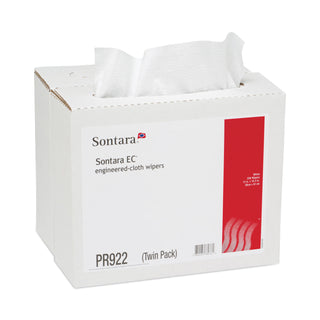 HOSPECO® Sontara EC Wipers, 16.5 x 12, White, Interfold Twin Dispenser, 250/Carton (HOSMPR922)