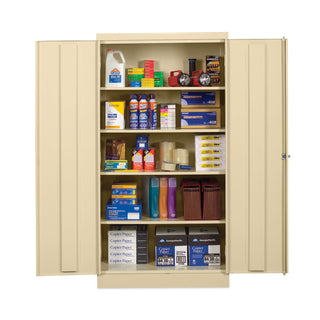 Alera® Assembled 72" High Storage Cabinet, w/Adjustable Shelves, 36w x 18d, Putty (ALE82106)