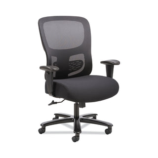 Sadie™ 1-Fourty-One Big and Tall Mesh Task Chair, Supports up to 350 lbs., Black Seat/Black Back, Black Base (BSXVST141)