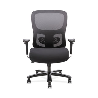 Sadie™ 1-Fourty-One Big and Tall Mesh Task Chair, Supports up to 350 lbs., Black Seat/Black Back, Black Base (BSXVST141)