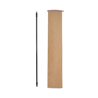 Boardwalk® Fiberglass Broom Handle, Nylon Plastic Threaded End, 1" dia x 60", Black (BWK636)