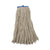 Boardwalk® Cut-End Lie-Flat Wet Mop Head, Cotton, 16oz, White, 12/Carton (UNS716C)