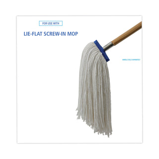Boardwalk® Cut-End Lie-Flat Wet Mop Head, Rayon, 16oz, White (UNS716R)