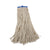 Boardwalk® Mop Head, Economical Lie-Flat Head, Cotton Fiber, 20 oz, White, 12/Carton (BWK720C)
