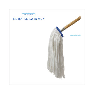 Boardwalk® Cut-End Lie-Flat Wet Mop Head, Rayon, 24oz, White (UNS724R)