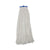 Boardwalk® Mop Head, Economical Lie-Flat Head, Rayon Fiber, 32-Oz., White, 12/Carton (BWK732R)