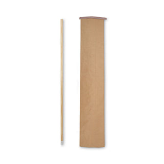 Boardwalk® Lie-Flat Screw-In Mop Handle, Lacquered Wood, 1.13" dia x 54", Natural (UNS833)