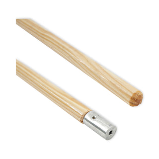 Boardwalk® Lie-Flat Screw-In Mop Handle, Lacquered Wood, 1.13" dia x 60", Natural (UNS834)