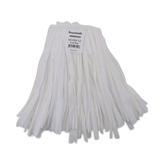 Boardwalk® Nonwoven Cut End Edge Mop, Rayon/Polyester, #20, White, 12/Carton (UNSBW2020)