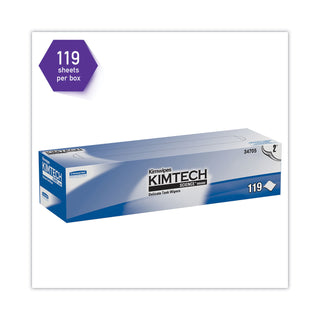 Kimtech™ Kimwipes Delicate Task Wipers, 2-Ply, 11.8 x 11.8, Unscented, White, 120/Box, 15 Boxes/Carton (34705KIM)