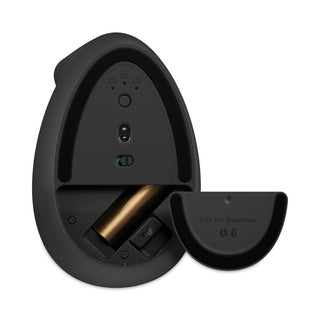 Logitech® Lift Vertical Ergonomic Mouse, 2.4 GHz Frequency/32 ft Wireless Range, Left Hand Use, Graphite (LOG910006467)