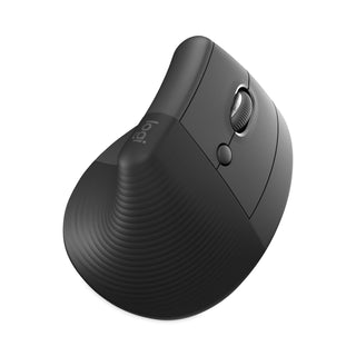 Logitech® Lift Vertical Ergonomic Mouse, 2.4 GHz Frequency/32 ft Wireless Range, Right Hand Use, Graphite (LOG910006466)