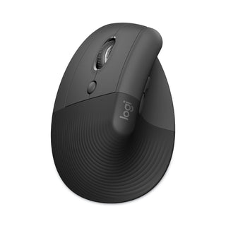 Logitech® Lift Vertical Ergonomic Mouse, 2.4 GHz Frequency/32 ft Wireless Range, Left Hand Use, Graphite (LOG910006467)