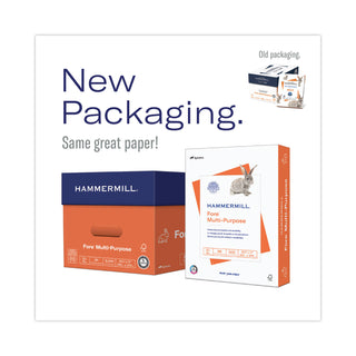 Hammermill® Fore Multipurpose Print Paper, 96 Bright, 24 lb, 8.5 x 11, White, 500 Sheets/Ream (HAM103283RM)