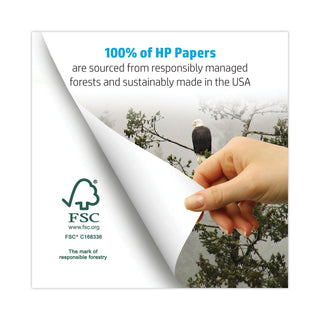 HP Premium Choice LaserJet Paper, 100 Brightness, 32lb, 8.5 x 11, White, 500 Sheets (HEW113100)