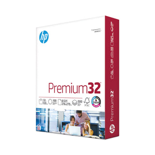 HP Premium Choice LaserJet Paper, 100 Brightness, 32lb, 8.5 x 11, White, 500 Sheets (HEW113100)