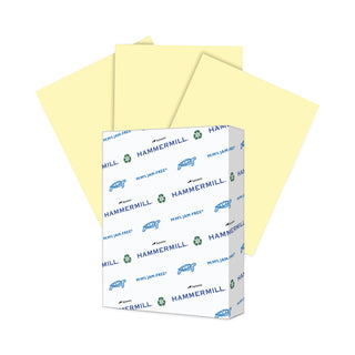 Hammermill® Colors Print Paper, 20lb, 8.5 x 11, Canary, 500/Ream (HAM103341)