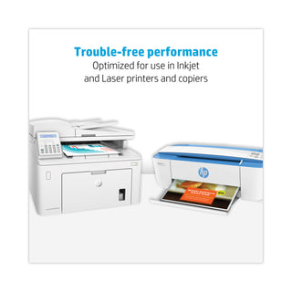 HP Premium Choice LaserJet Paper, 100 Brightness, 32lb, 8.5 x 11, White, 500 Sheets (HEW113100)