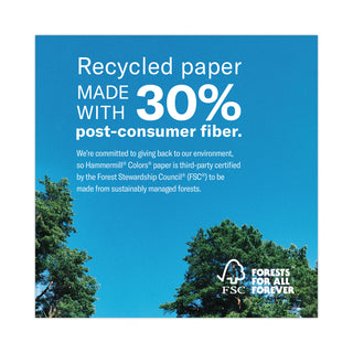 Hammermill® Colors Print Paper, 20lb, 8.5 x 11, Lilac, 500 Sheets/Ream, 10 Reams/Carton (HAM102269CT)