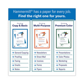 Hammermill® Premium Color Copy Cover, 100 Bright, 60lb, 18 x 12, 250/Pack (HAM120040)
