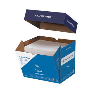Hammermill® Tidal Print Paper Express Pack, 92 Bright, 20lb, 8.5 x 11, White, 500 Sheets/Ream, 5 Reams/Carton (HAM163120)