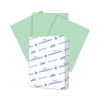 Hammermill® Colors Print Paper, 20lb, 8.5 x 11, Green, 500/Ream (HAM103366)