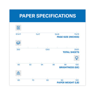 Hammermill® Premium Color Copy Cover, 100 Bright, 80lb, 8.5 x 11, 250/Pack (HAM120023)