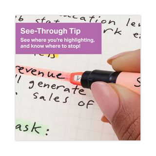 Sharpie® Clearview Tank-Style Highlighter, Assorted Ink Colors, Chisel Tip, Assorted Barrel Colors, 12/Pack (SAN2149298)