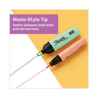 Sharpie® Clearview Tank-Style Highlighter, Assorted Ink Colors, Chisel Tip, Assorted Barrel Colors, 12/Pack (SAN2149298)