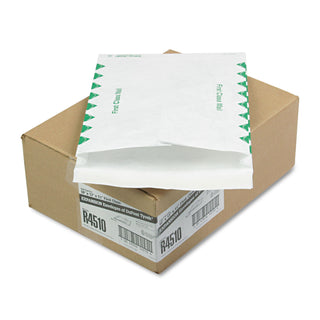 Survivor® Open End Expansion Mailers, DuPont Tyvek, #13 1/2, Flip-Stik Flap, Redi-Strip Closure, 10 x 13, White, 100/Carton (QUAR4510)