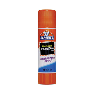 Elmer's® Disappearing Purple School Glue Stick, 0.21 oz, Dries Clear, 12/Pack (EPIE1559)